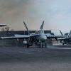 Удар Трампа может перерасти в 3-ю мировую войну (Истребители F/A-18C Hornet американский авианосец Карл Винсон | © flickr.com, Official U.S. Navy Page) Истребители F/A-18C …