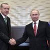 Лидеры России и Турции подвели итоги переговоров в Сочи (Президент РФ Владимир Путин и президент Турции Реджеп Тайип Эрдоган во время встречи в Сочи. 3 мая 2017) Президент РФ Владими…