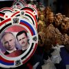 Изменения политики США на Ближнем Востоке (Сувенирная продукция с портретами Владимира Путина и Башара Асада | © AFP 2016, Joseph Eid) Сувенирная продукция…