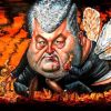 Последняя кадровая гастроль Порошенко (Кровавый Порошенко. Картина) Кровавый Порошенко. Картина