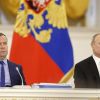 Транзит-2024: Кремль готовит новую рокировку Медведев-Путин? (Фото: Дмитрий Астахов/пресс-служба правительства РФ/ТАСС) Фото: Дмитрий Астахо…