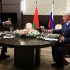 Anadolu: выборы в Белоруссии выиграла Россия (Президент РФ В. Путин провел переговоры с президентом Белоруссии А. Лукашенко в Сочи | © РИА Новости…) Президент РФ В. Пути…