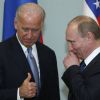 Обозреватель: сможет ли Байден вновь отговорить Путина нападать на Украину (Встреча Джо Байдена в должности вице-президента и Владимира Путина в должности премьер-министра | © …) Встреча Джо Байдена …