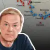 Полковник Геннадий Алехин: Россия заставила ВСУ метаться между Купянском, Липцами и Волчанском (© Украина.ру / Алехин. Карта СВО) © Украина.ру / Алехи…