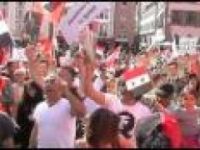 Демонстрация против международного вмешательства в дела Сирии в Франкфурте Демонстрация против …